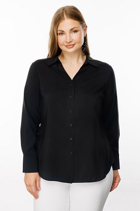 بلوز مشکی زنانه ساده Ekol - کد 834905087