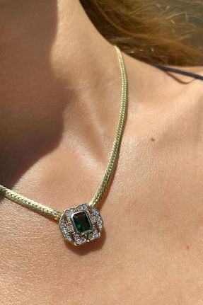 گردنبند نقره طلائی زنانه 925 عیار Spossy Silver Jewelry - کد 881670863