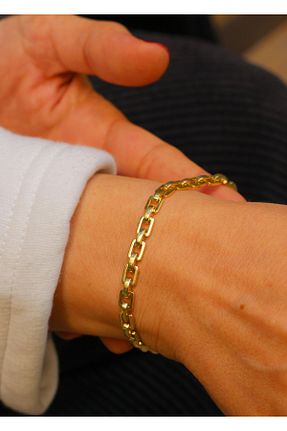 دستبند نقره زرد زنانه 925 عیار Own Jewelry - کد 881667671