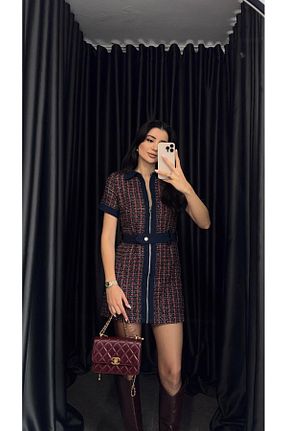 لباس رنگی زنانه بافتنی Genel Markalar - کد 881675597
