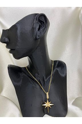 گردنبند استیل ( فولاد ) زرد زنانه استیل (فولاد) JEWELRY - کد 881675721