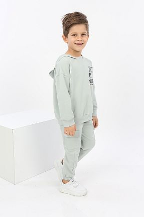 ست بالاتنه و پائین تنه سبز بچه گانه بافتنی Toontoy - کد 238712248