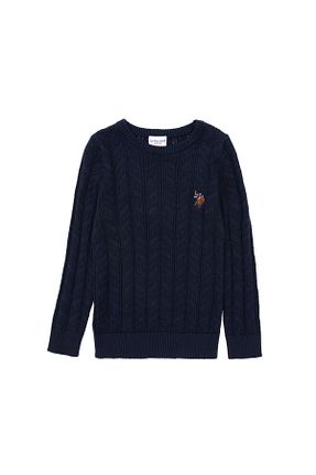 پلیور سرمه ای بچه گانه ساده U.S. Polo Assn. - کد 881683360