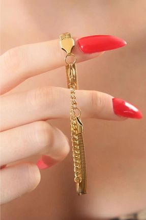 دستبند استیل (فولاد) زرد زنانه استیل (فولاد) GEFU - کد 881684281
