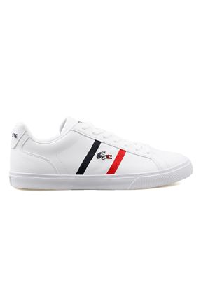 کفش اسنیکر سفید مردانه بند دار Lacoste - کد 881685644
