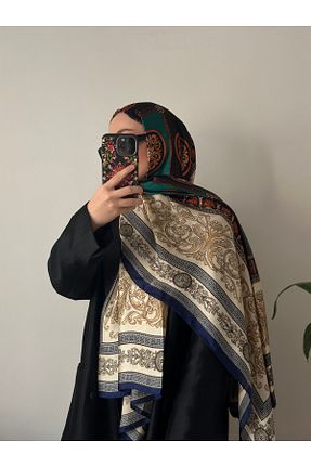 شال سبز زنانه ابریشم diorel - کد 881685350