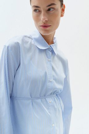 لباس شب بارداری آبی زنانه H&M - کد 881716544