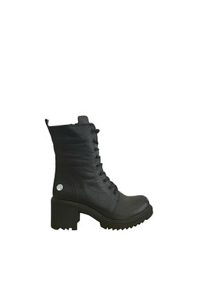بوت / نیم بوت مشکی زنانه پاشنه ضخیم Mammamia - کد 881694132