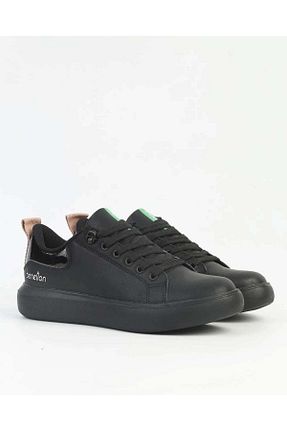 کفش اسنیکر مشکی زنانه بند دار Benetton - کد 881748804