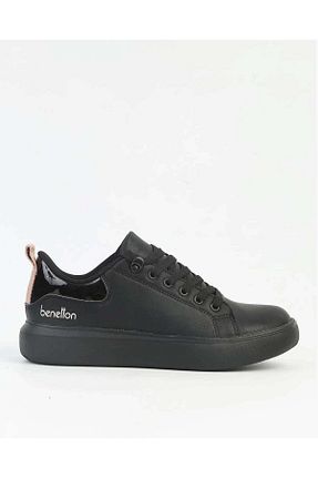 کفش اسنیکر مشکی زنانه بند دار Benetton - کد 881748804