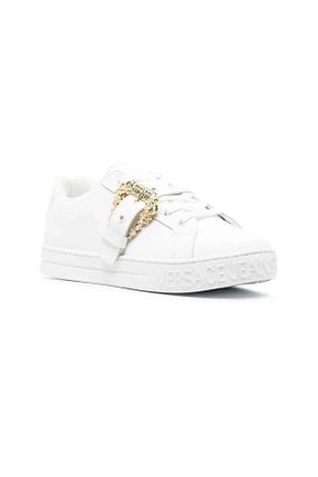 کفش اسنیکر سفید زنانه چرم اصل Versace - کد 881727914
