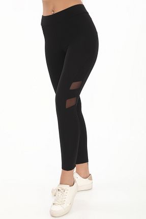 ساق شلواری مشکی زنانه بافتنی sportiness - کد 881755147