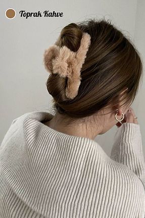 گیره سر قهوه ای زنانه سیلیکون PREGIO - کد 791238924