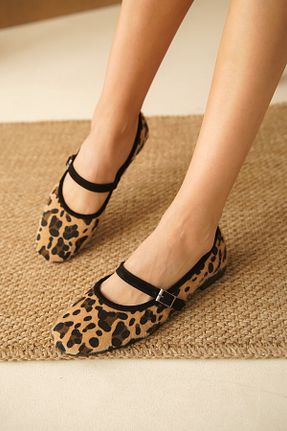 بابت قهوه ای زنانه جیر FGZY Shoes - کد 867175328