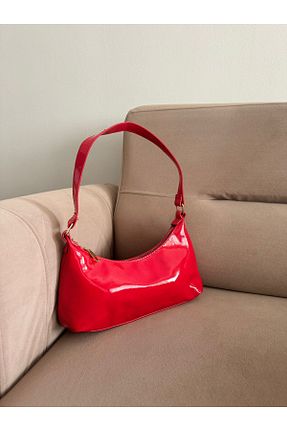 کیف دوشی قرمز زنانه چرم مصنوعی MODA ELF - کد 823531597