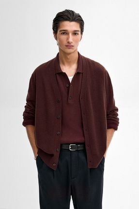 رویه زرد مردانه پشمی Massimo Dutti - کد 881816781