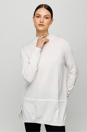 تونیک حجاب نباتی زنانه بافتنی Ghisa - کد 854661373