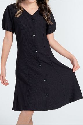لباس مشکی زنانه بافتنی Kyron - کد 881861069