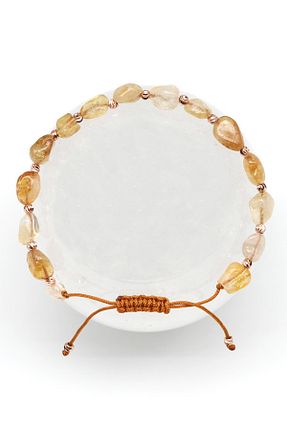 دستبند جواهر رنگی زنانه سنگ طبیعی Alibaba Doğaltaş - کد 881862285