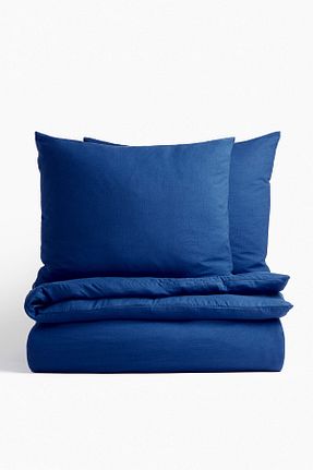 ست ملحفه دونفره آبی پلی استر H&M - کد 881860546
