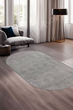 فرش طوسی زیره ضد لغزش Dijidekor - کد 764929205
