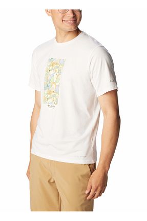 تیشرت سفید مردانه رگولار Columbia - کد 881871377