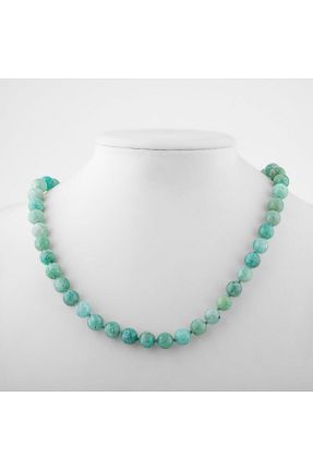 گردنبند جواهر سبز زنانه سنگ OSMANLI DOĞAL TAŞ - کد 676537404