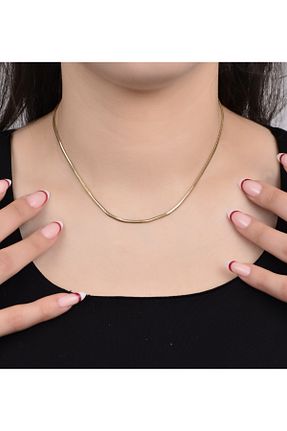 گردنبند طلا سبز زنانه 14 عیار kuyumcu nurettin - کد 874045453