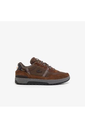 کفش اسنیکر قهوه ای مردانه بند دار Lacoste - کد 881882671