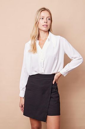 دامن مشکی زنانه پارچه Jument - کد 881890877