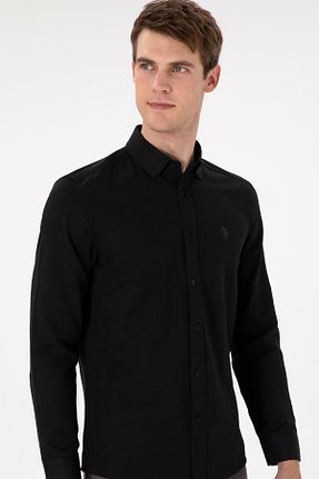 پیراهن مشکی مردانه رگولار U.S. Polo Assn. - کد 881907890