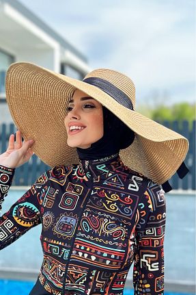 کلاه قهوه ای زنانه حصیر Remsa Mayo - کد 695018792
