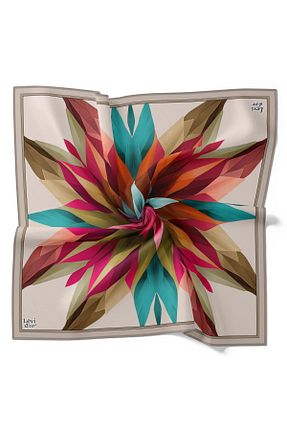 روسری رنگی 90 x 90 Levidor - کد 881904353