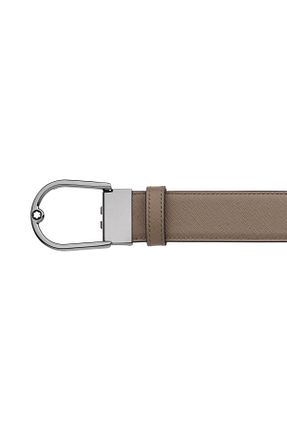کمربند قهوه ای مردانه Mont Blanc - کد 854150797