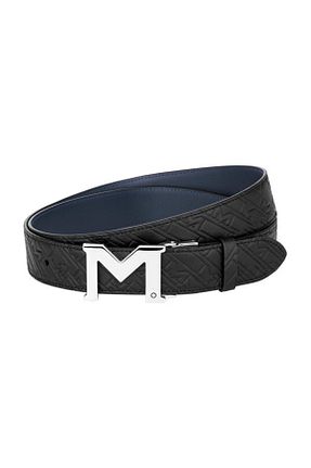 کمربند آبی مردانه Mont Blanc - کد 854150194