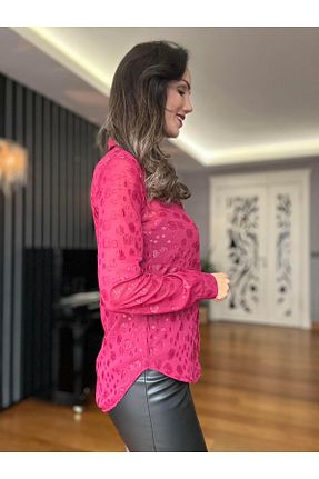 پیراهن زرشکی زنانه رگولار Atelier Derin - کد 881920249