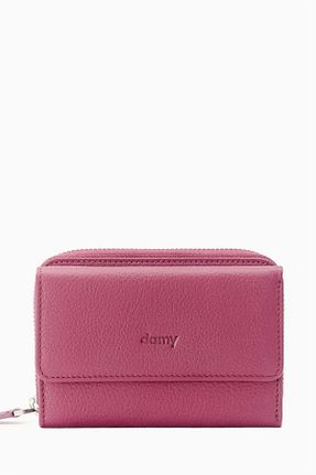 کیف پول بنفش زنانه سایز متوسط DAMY - کد 335069367