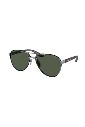 عینک آفتابی طوسی مردانه UV400 Prada - کد 831686799