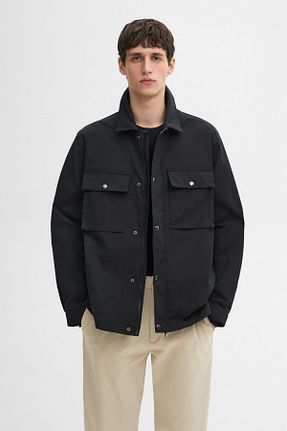 کاپشن سرمه ای مردانه رگولار Massimo Dutti - کد 881924846