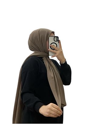 شال قهوه ای زنانه جاز LOSYANA - کد 881928662