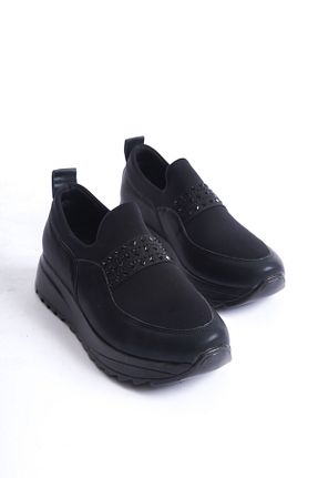 کفش کژوال مشکی زنانه چرم مصنوعی DELSOLERA - کد 856032134