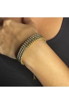 دستبند استیل (فولاد) متالیک زنانه استیل (فولاد) Zelula - کد 881931491