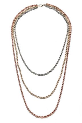 گردنبند جواهر طلائی زنانه Modex - کد 42545474