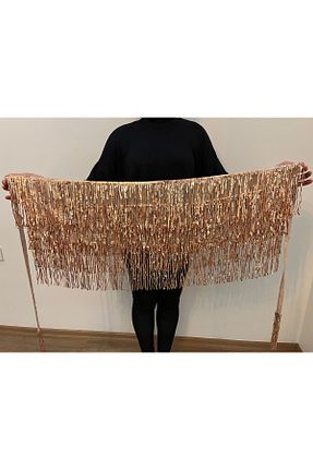 کمربند طلائی زنانه چرم مصنوعی MESKSTORE - کد 881988764
