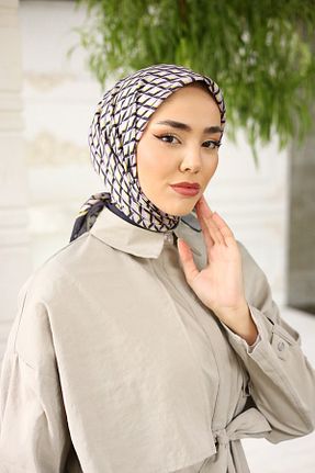 روسری رنگی 90 x 90 Silk Home - کد 882559353