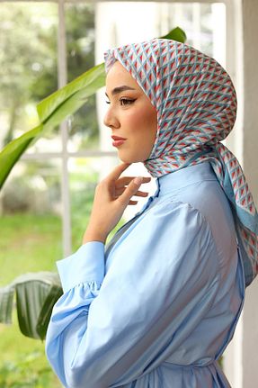 روسری رنگی 90 x 90 Silk Home - کد 882560641