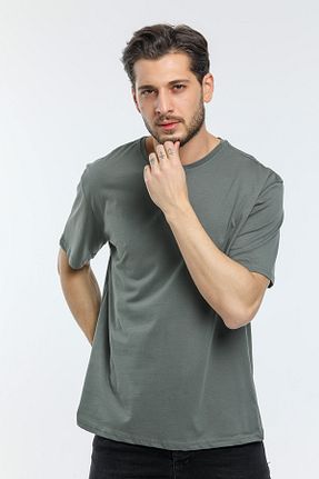 تیشرت خاکی مردانه Relaxed Superlife - کد 89240015