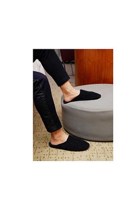 دمپائی خانگی آبی زنانه پارچه ای Peluche - کد 885150866