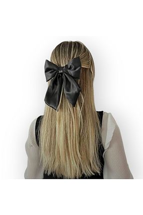 گیره سر مشکی زنانه ساتن LO ADORO - کد 882013392