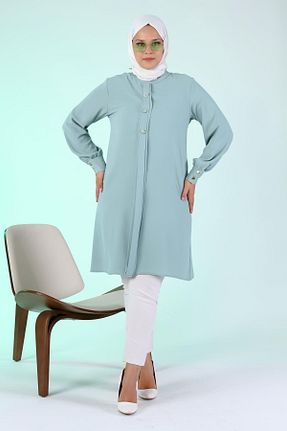 تونیک سایز بزرگ سبز زنانه بافتنی Ferace - کد 132291370